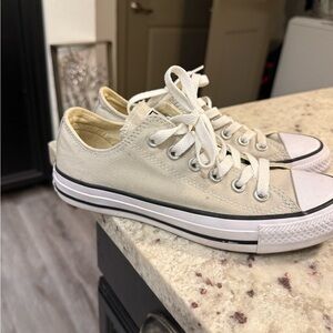 Converse Olive Canvas Sneakers